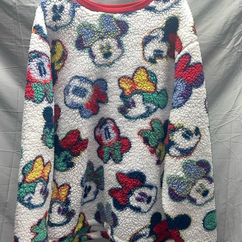 Disney Minnie mouse fleece sweater size XL